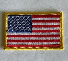 PATCH RICAMO BANDIERA USA 