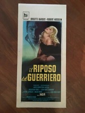 41s, locandina,Il riposo del guerriero Repos guerrier Brigitte Bardot 1962 1 edi