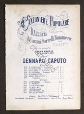 Spartito - Canzoniere Popolare - Gennaro Caputo - L'Orfanella - Canto e chitarra