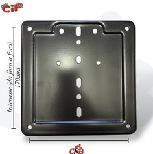 PORTA TARGA IN FERRO NERO PER