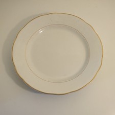 Antica Ceramica Revelli Laveno – Vassoio Piatto da portata in porcellana dorata