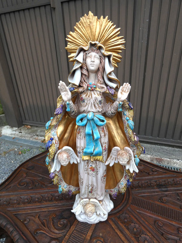 Statua angeli madonna italiana