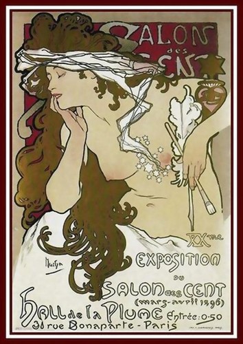Mucha 1896 salon - salon, des