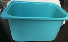 IKEA TROFAST BOX, turchese, 42 x 30 x 23 cm scatole portaoggetti scatole giocattoli NUOVO