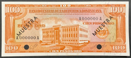 100 pesos 1975 muestra - pesos,