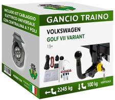 Gancio Verticale Estraibile VW