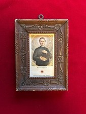 ARTE SACRA reliquia GIOVANNI BOSCO ex indumentis chiesa cattolica vaticano