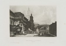 Il mercato di Vittoria, Spagna, 1850 circa, Sst. Romanticismo Sconosciuto (XIX secolo)