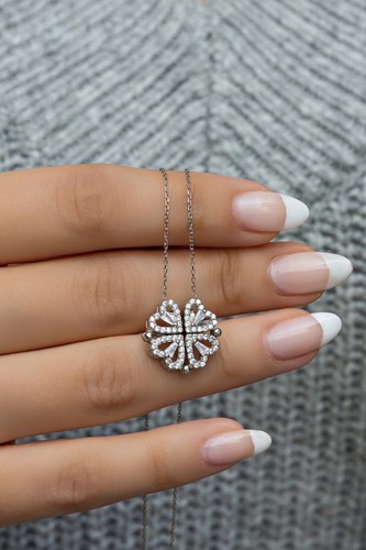 Collana donna quadrifoglio - collana,