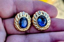 Christian dior blue rhinestone - christian,