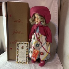 Lenci  Arte Gucci Collectible Felt Doll 1996 W/ Box And COA Italian 18” Numbered