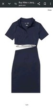 Nike X Jacquemus LA Robe Polo Abito Ossidiana Scura Donna Taglia Media DN3242-475