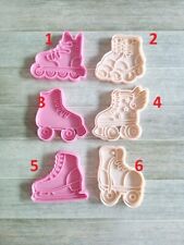 Pattini da pattinaggio Set 6 pezzi cookie cutter formina tagliabiscotti o pdZ