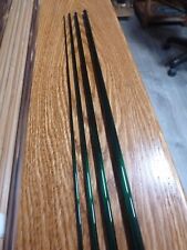 Nymph Fly Rod bianco grafite Xi carbonio grezzo finitura verde forrest scuro 10' 3wt 4p