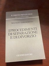I Procedimenti Di Separazione e Di Divorzio Maurizio Di Benedetto Ed Giuffre