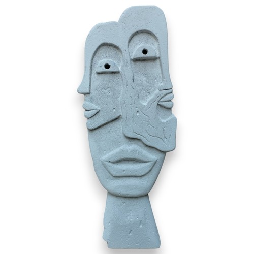 Sculturatre facce opera arte - facce, d'arte