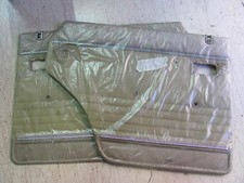 COPPIA PANNELLI IN VELLUTO BEIGE PORTE POSTERIORI LANCIA BETA BERLINA