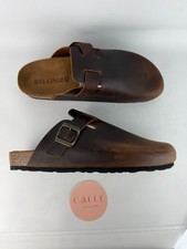 Mules sabot uomo in pelle Made