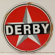 INSEGNA VINTAGE DERBY BENZINA