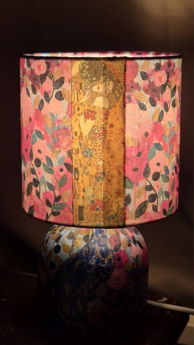 Lampada tavolo decoupage - da,