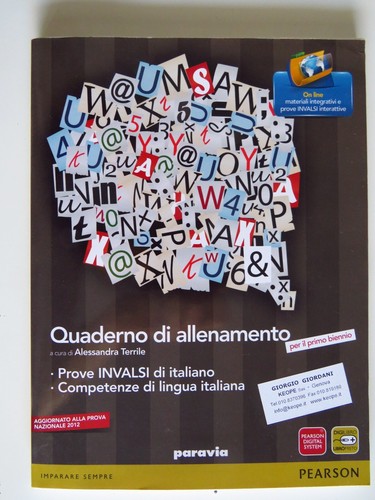 Quaderno allenamento prove - quaderno,