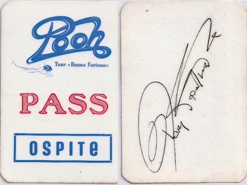 Pooh facchinetti pass ospiti - pooh,