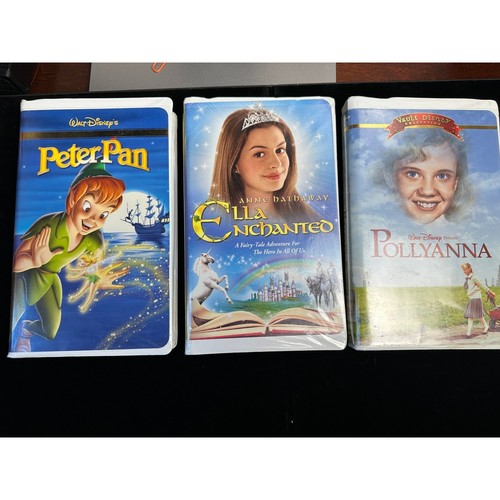 Disney vhs lot peter pan - vhs,