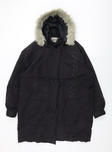 Cappotto nero emos - emos, uomo