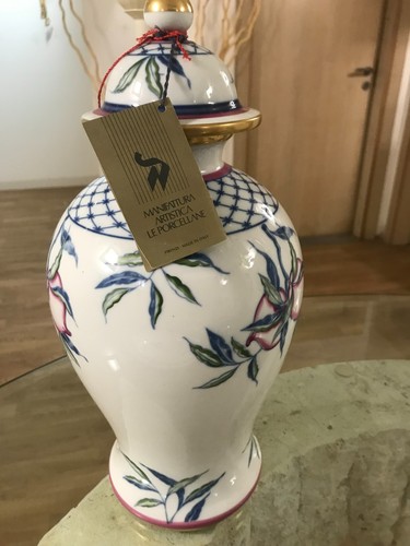 Vaso porcellana decorato a - vaso, in