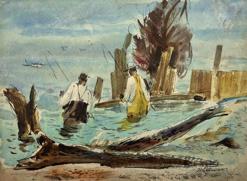 Quadro acquerello loran - acquerello,