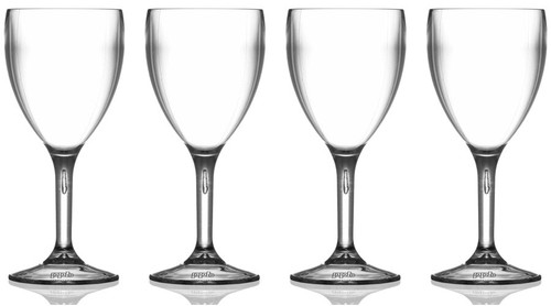 Bicchiere vino trasparente - bicchiere,