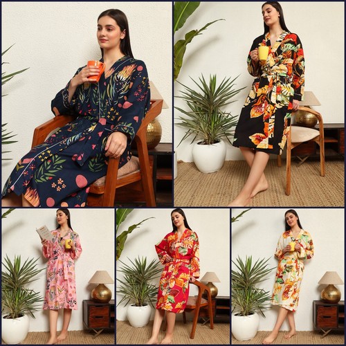 Indiano donna kimono cotone - indiano,