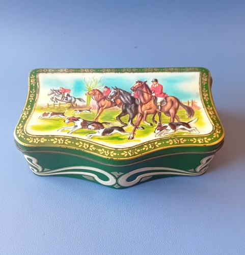 Scatola latta vintage con - in,