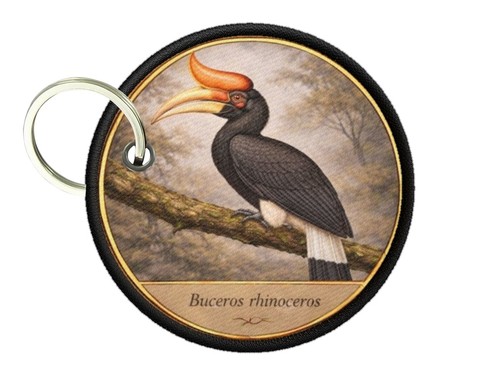 Portachiavi stampado uccello