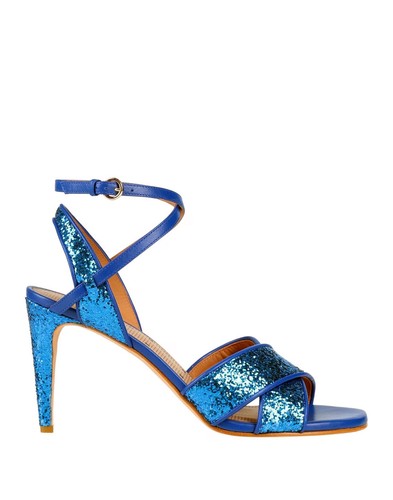 Sandali pelle con tacco e - sandali,