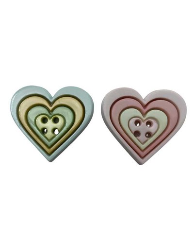 Bottone decorativo plastica - bottone,