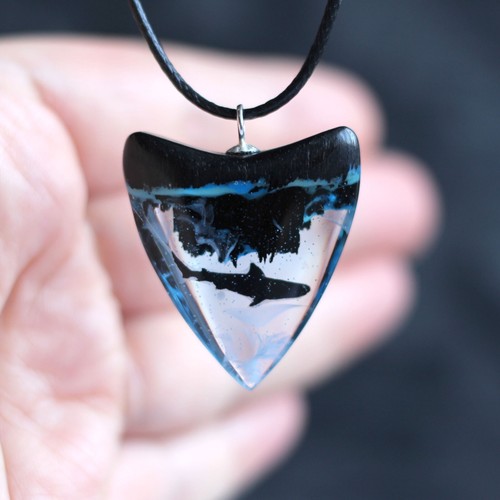 Collana squalo uomo ciondolo - -,