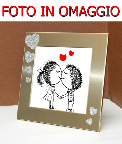 Cornice con cuori foto - , formato
