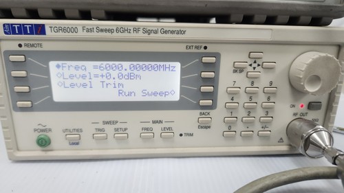 Tti tgr6000 fast sweep - tgr6000,
