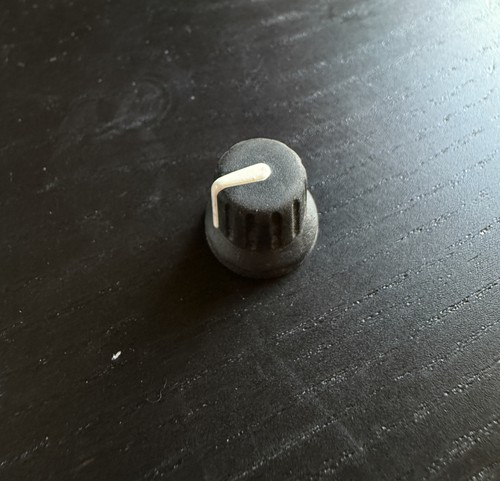 Manopola encoder rotante nera