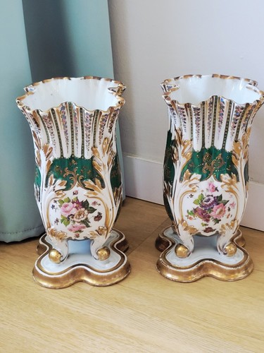 Superbe paire vases en - paire,