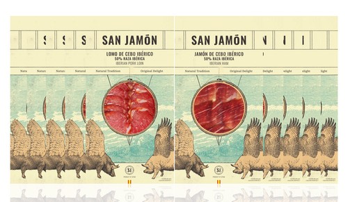 San jamon prosciutto - san, iberico