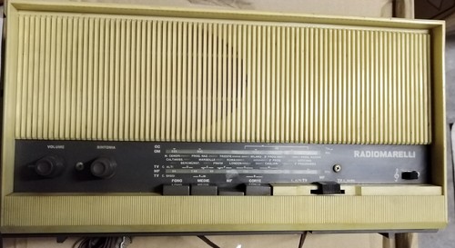 Radio epoca marelli - d'epoca,