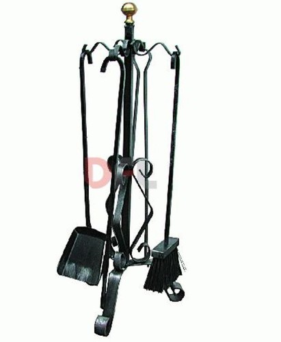 Set attrezzi camino completo - set,
