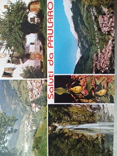 Cartolina vintage saluti - vintage, da