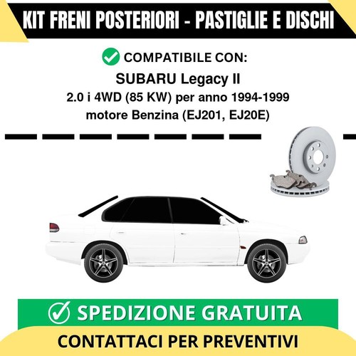 Kit freni posteriori - kit,
