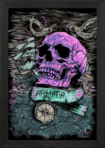 Poster arte parete - parete, con