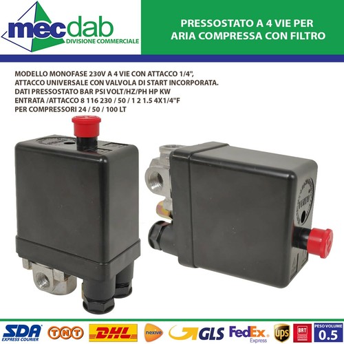 Pressostato vie per aria - vie,