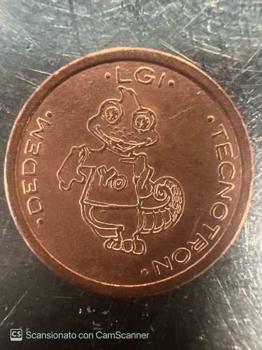 Gettone coin tecnotron - gettone, dedem