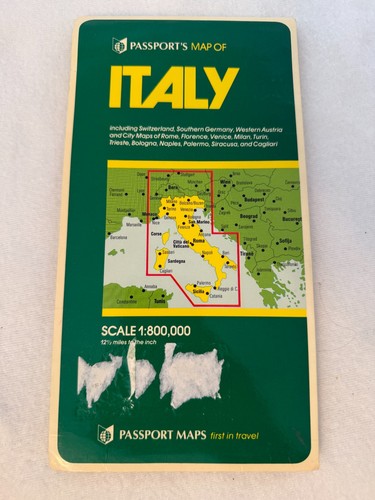 Mappa stradale vintage italia - stradale,